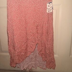 Hight low midi skirt